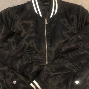 Black Bomber Jacket